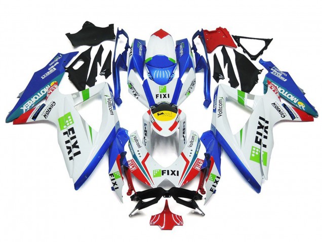 FIXI Custom 2008-2010 Suzuki GSXR 600-750 Motorcycle Fairings FIXI Custom 2008-2010 Suzuki GSXR 600-750 Motorcycle Fairings