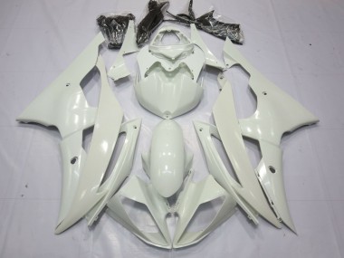 Full Gloss White 2008-2016 Yamaha R6 Motorcycle Fairings