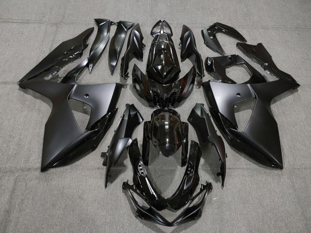 Gloss and Matte Black Style 2009-2016 Suzuki GSXR 1000 Motorcycle Fairings Gloss and Matte Black Style 2009-2016 Suzuki GSXR 1000 Motorcycle Fairings