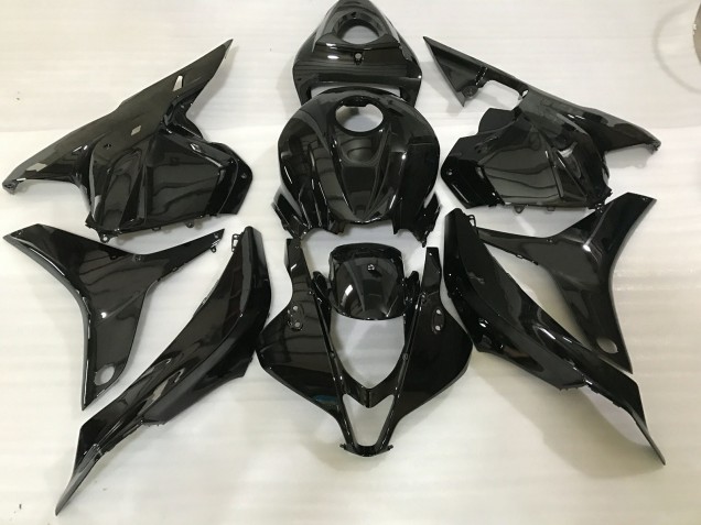 Gloss Black 2009-2012 Honda CBR600RR Motorcycle Fairings Gloss Black 2009-2012 Honda CBR600RR Motorcycle Fairings