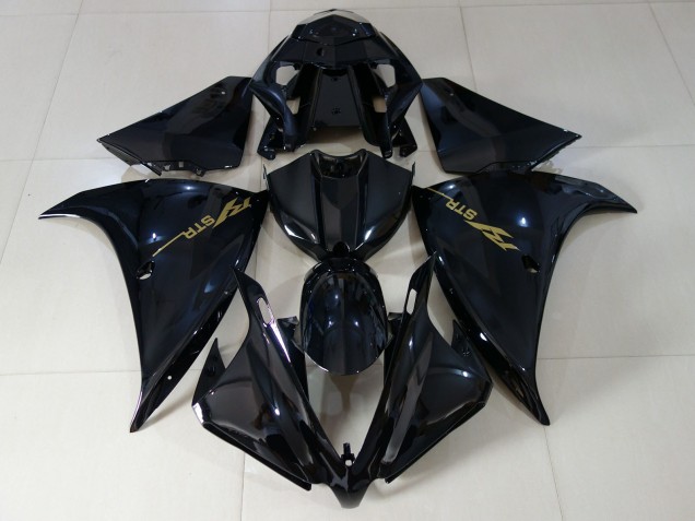 Gloss Black 2013-2014 Yamaha R1 Motorcycle Fairings Gloss Black 2013-2014 Yamaha R1 Motorcycle Fairings