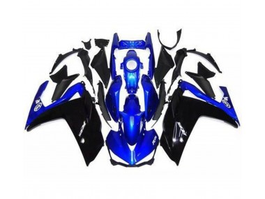 Gloss Black and Blue 2015-2018 Yamaha R3 Motorcycle Fairings