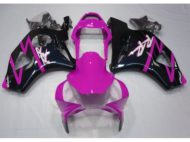 Gloss Black and Pink 2002-2003 Honda CBR954 Motorcycle Fairings Gloss Black and Pink 2002-2003 Honda CBR954 Motorcycle Fairings