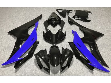 Gloss Black & Blue 2008-2016 Yamaha R6 Motorcycle Fairings
