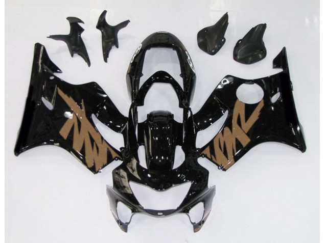 Gloss Black & Brown 1999-2000 Honda CBR600 F4 Motorcycle Fairings Gloss Black & Brown 1999-2000 Honda CBR600 F4 Motorcycle Fairings