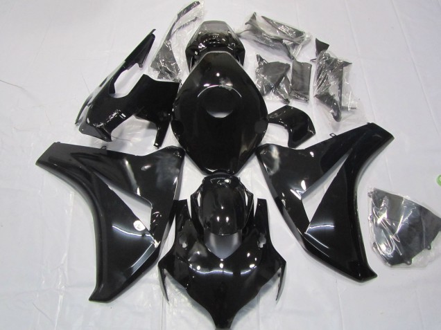 Gloss Black logo 2008-2011 Honda CBR1000RR Motorcycle Fairings Gloss Black logo 2008-2011 Honda CBR1000RR Motorcycle Fairings