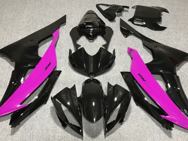 Gloss Black & Pink 2008-2016 Yamaha R6 Motorcycle Fairings