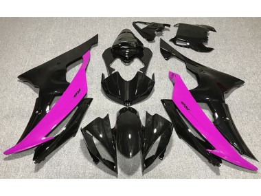 Gloss Black & Pink 2008-2016 Yamaha R6 Motorcycle Fairings