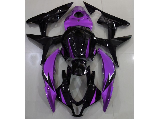 Gloss Black & Purple 2007-2008 Honda CBR600RR Motorcycle Fairings Gloss Black & Purple 2007-2008 Honda CBR600RR Motorcycle Fairings
