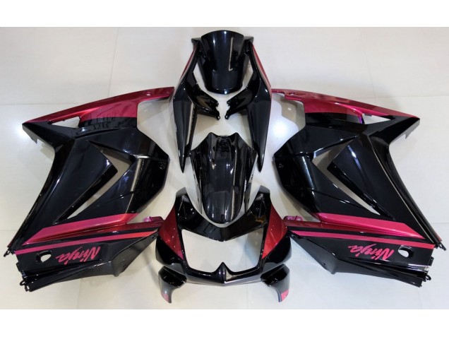 Gloss Black & Red 2008-2013 Kawasaki Ninja 250 Motorcycle Fairings Gloss Black & Red 2008-2013 Kawasaki Ninja 250 Motorcycle Fairings