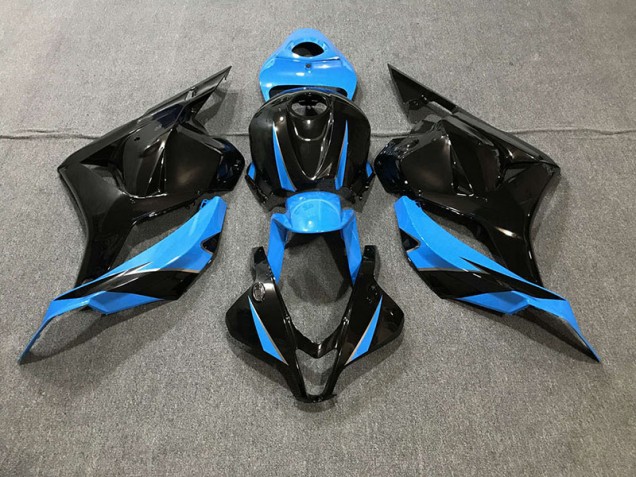 Gloss Black & Sky Blue 2009-2012 Honda CBR600RR Motorcycle Fairings Gloss Black & Sky Blue 2009-2012 Honda CBR600RR Motorcycle Fairings