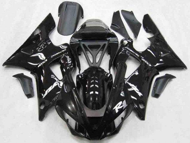Gloss Black Style 2000-2001 Yamaha R1 Motorcycle Fairings Gloss Black Style 2000-2001 Yamaha R1 Motorcycle Fairings