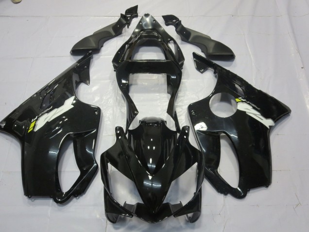 Gloss Black with Decals 2001-2003 Honda CBR600 F4i Motorcycle Fairings Gloss Black with Decals 2001-2003 Honda CBR600 F4i Motorcycle Fairings
