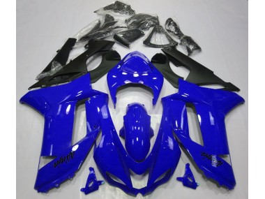 Gloss Blue 2007-2008 Kawasaki ZX6R Motorcycle Fairings