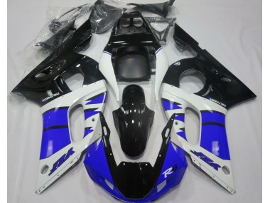 Gloss Blue and Black 1998-2002 Yamaha R6 Motorcycle Fairings