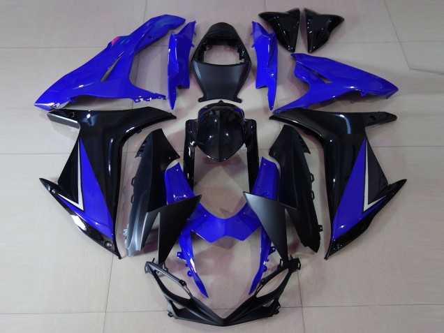 Gloss Blue and Black 2011-2020 Suzuki GSXR 600-750 Motorcycle Fairings Gloss Blue and Black 2011-2020 Suzuki GSXR 600-750 Motorcycle Fairings