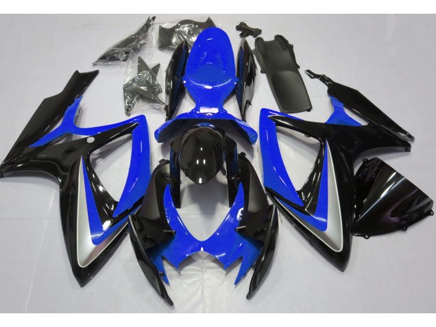 Gloss Blue Debadged 2006-2007 Suzuki GSXR 600-750 Motorcycle Fairings Gloss Blue Debadged 2006-2007 Suzuki GSXR 600-750 Motorcycle Fairings