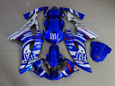 Gloss Blue Fiat 2008-2016 Yamaha R6 Motorcycle Fairings