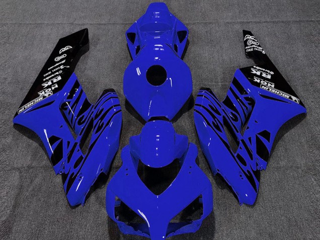 Gloss Blue Flame 2004-2005 Honda CBR1000RR Motorcycle Fairings Gloss Blue Flame 2004-2005 Honda CBR1000RR Motorcycle Fairings