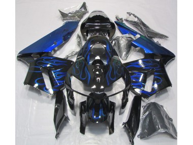 Gloss Blue Flame 2005-2006 Honda CBR600RR Motorcycle Fairings