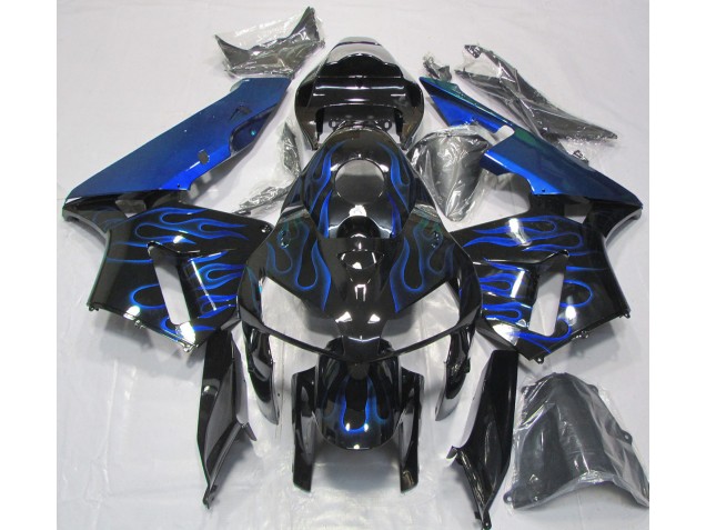 Gloss Blue Flame 2005-2006 Honda CBR600RR Motorcycle Fairings Gloss Blue Flame 2005-2006 Honda CBR600RR Motorcycle Fairings