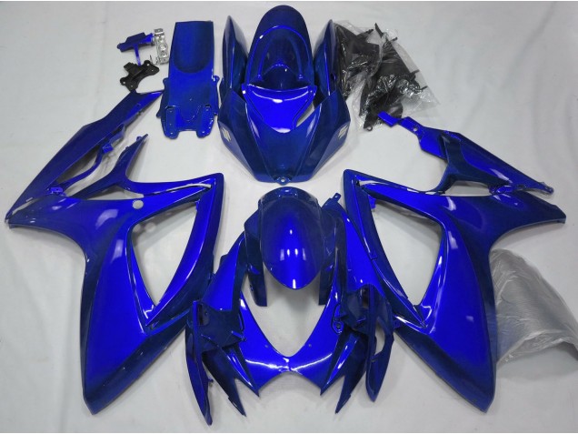 Gloss Blue Plain 2006-2007 Suzuki GSXR 600-750 Motorcycle Fairings Gloss Blue Plain 2006-2007 Suzuki GSXR 600-750 Motorcycle Fairings