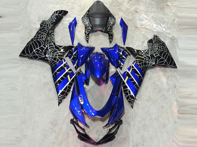 Gloss Blue Spider 2011-2020 Suzuki GSXR 600-750 Motorcycle Fairings Gloss Blue Spider 2011-2020 Suzuki GSXR 600-750 Motorcycle Fairings