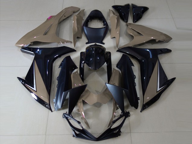 Gloss Brown and Black 2011-2020 Suzuki GSXR 600-750 Motorcycle Fairings Gloss Brown and Black 2011-2020 Suzuki GSXR 600-750 Motorcycle Fairings