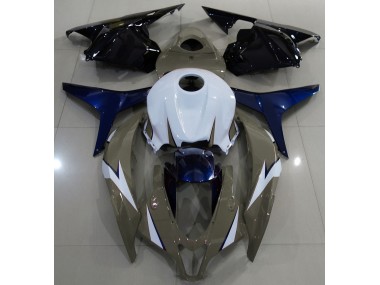 Gloss Brown and Blue 2009-2012 Honda CBR600RR Motorcycle Fairings