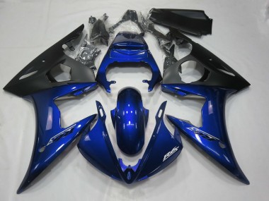 Gloss Dark Blue 2003-2005 Yamaha R6 Motorcycle Fairings