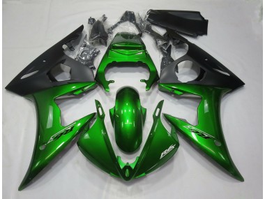 Gloss Dark Green 2003-2005 Yamaha R6 Motorcycle Fairings