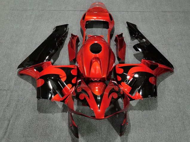 Gloss Deep Orange 2003-2004 Honda CBR600RR Motorcycle Fairings Gloss Deep Orange 2003-2004 Honda CBR600RR Motorcycle Fairings
