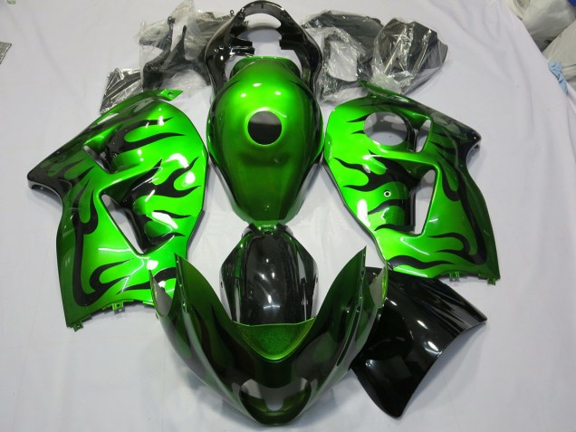 Gloss Green 1997-2007 Suzuki GSXR 1300 Motorcycle Fairings Gloss Green 1997-2007 Suzuki GSXR 1300 Motorcycle Fairings