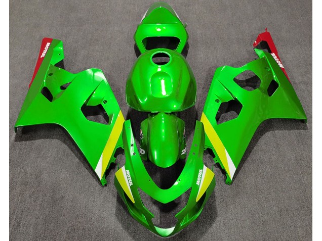 Gloss Green 2004-2005 Suzuki GSXR 600-750 Motorcycle Fairings Gloss Green 2004-2005 Suzuki GSXR 600-750 Motorcycle Fairings