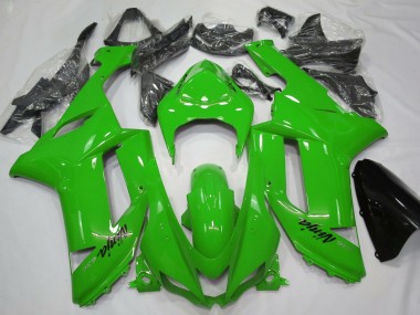 Gloss Green 2007-2008 Kawasaki ZX6R Motorcycle Fairings