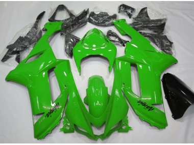Gloss Green 2007-2008 Kawasaki ZX6R Motorcycle Fairings