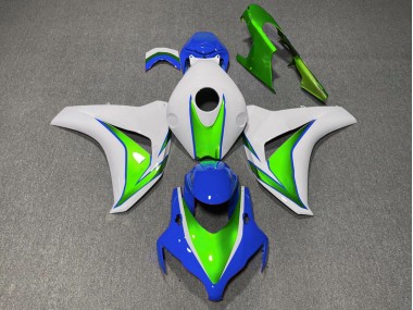 Gloss Green and Blue 2008-2011 Honda CBR1000RR Motorcycle Fairings