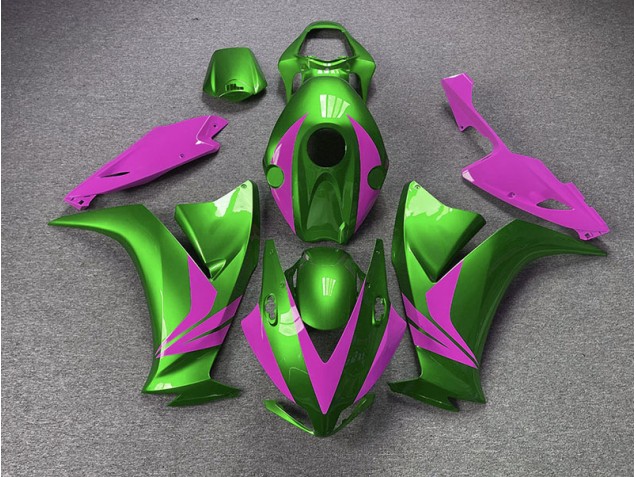 Gloss Green and Pink 2012-2016 Honda CBR1000RR Motorcycle Fairings Gloss Green and Pink 2012-2016 Honda CBR1000RR Motorcycle Fairings