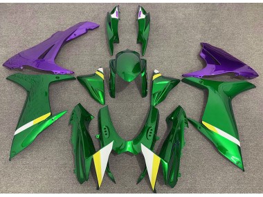 Gloss Green and Purple 2011-2020 Suzuki GSXR 600-750 Motorcycle Fairings