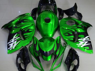 Gloss Green & Black 2008-2019 Suzuki GSXR 1300 Motorcycle Fairings