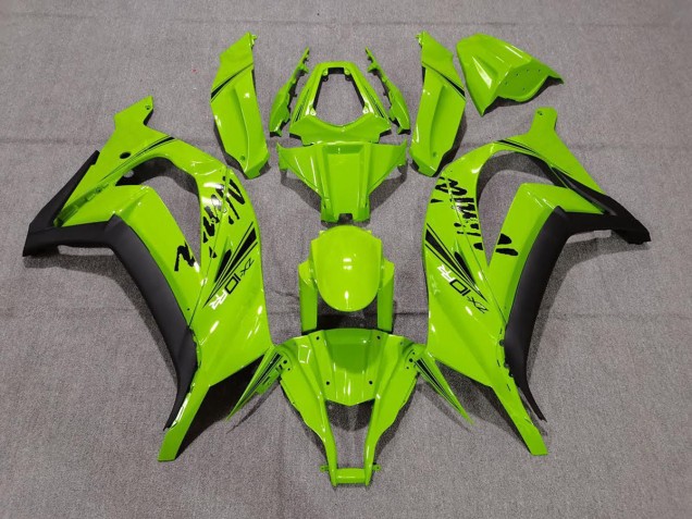 Gloss Green & Black 2011-2015 Kawasaki ZX10R Motorcycle Fairings Gloss Green & Black 2011-2015 Kawasaki ZX10R Motorcycle Fairings