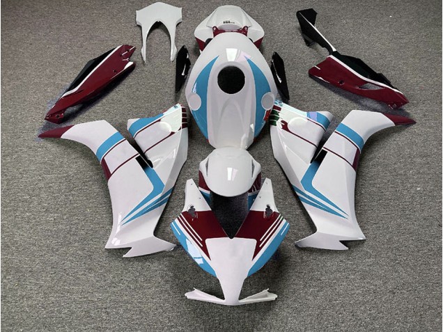 Gloss Light Blue and Maroon 2012-2016 Honda CBR1000RR Motorcycle Fairings Gloss Light Blue and Maroon 2012-2016 Honda CBR1000RR Motorcycle Fairings