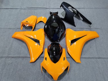 Gloss Orange and Black 2008-2011 Honda CBR1000RR Motorcycle Fairings