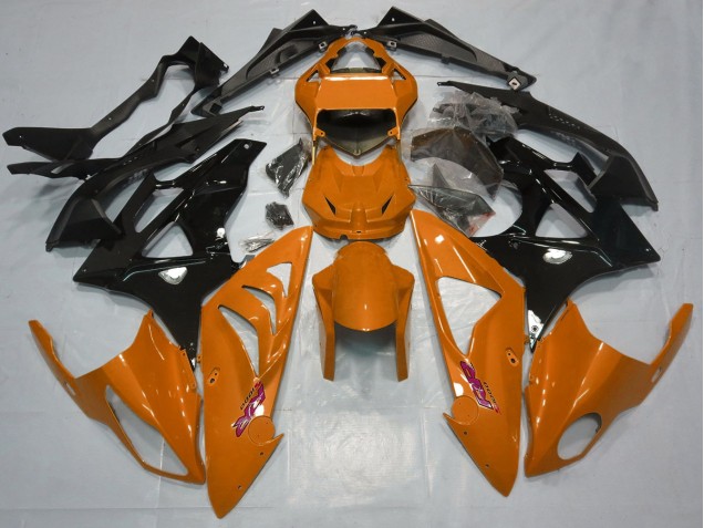 Gloss Orange and Black 2009-2018 BMW S1000RR Motorcycle Fairings Gloss Orange and Black 2009-2018 BMW S1000RR Motorcycle Fairings