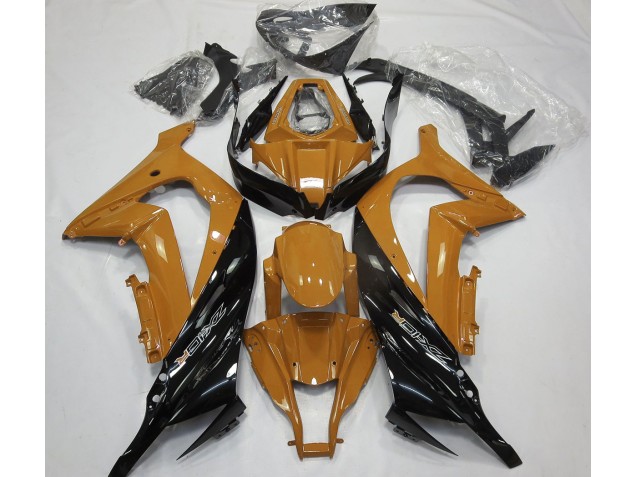Gloss Orange and Black 2011-2015 Kawasaki ZX10R Motorcycle Fairings Gloss Orange and Black 2011-2015 Kawasaki ZX10R Motorcycle Fairings