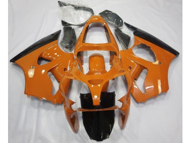 Gloss Orange & Black 2000-2002 Kawasaki ZX6R Motorcycle Fairings