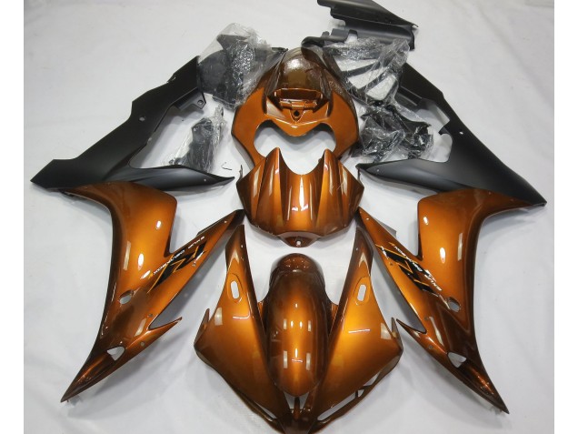 Gloss Orange & Black 2004-2006 Yamaha R1 Motorcycle Fairings Gloss Orange & Black 2004-2006 Yamaha R1 Motorcycle Fairings