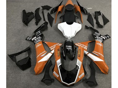 Gloss Orange Logo Style 2015-2019 Yamaha R1 Motorcycle Fairings