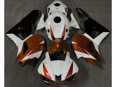 Gloss Orange White and Red 2013-2020 Honda CBR600RR Motorcycle Fairings