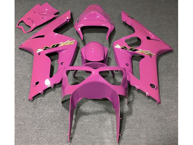 Gloss Pink 2003-2004 Kawasaki ZX6R Motorcycle Fairings Gloss Pink 2003-2004 Kawasaki ZX6R Motorcycle Fairings